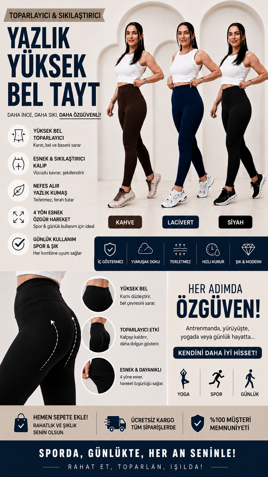 Toparlayıcı Sıkılaştırıcı Tayt